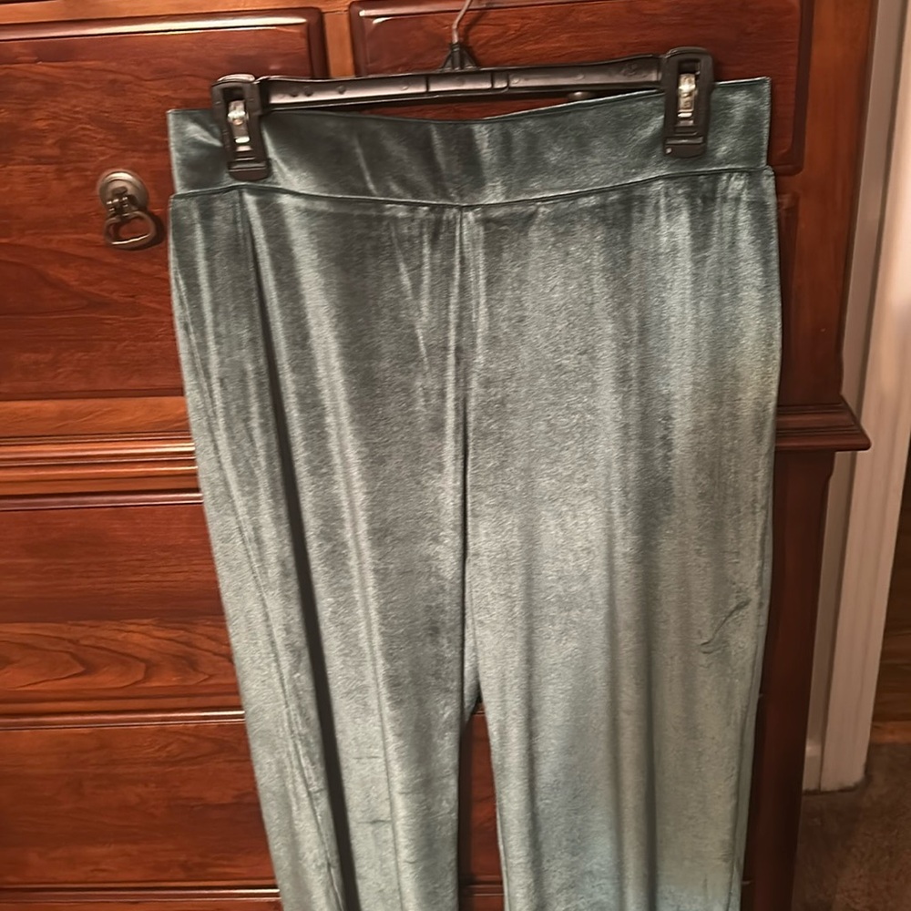 Green Velvet pants